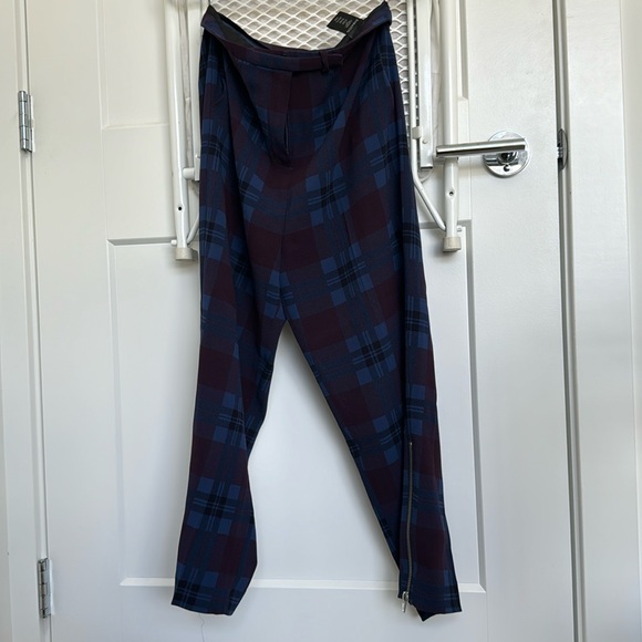 Babaton plaid crop trouser - Picture 1 of 2